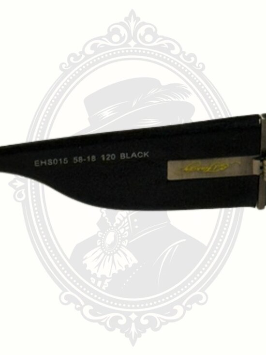 Ed Hardy Death Is Certain Skull Sunglasses EHS015 Black Leather Arms + Case main image 13